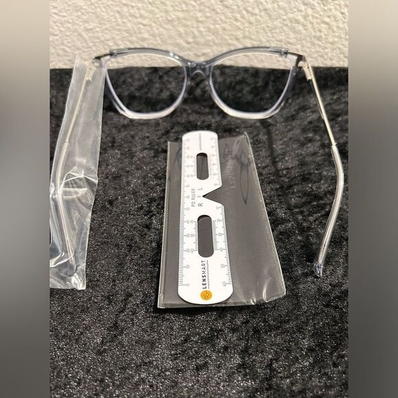 Lensmart TR7858 C4 Eyeglasses - Clear Frame, 57-17-140" - Picture 5 of 7